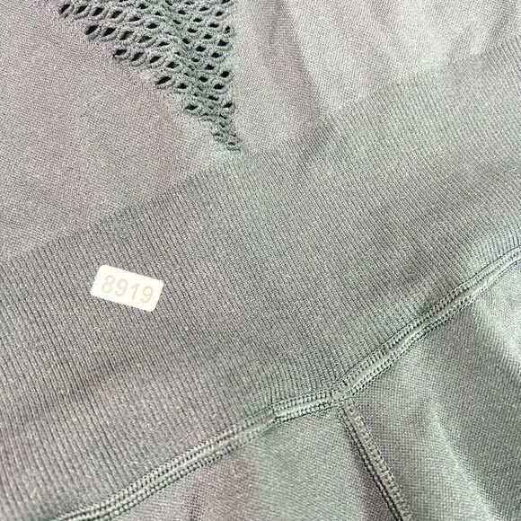 Aerie Romper Playsuit Womens XL Black Mesh Seamless Racerback Sleeveless NWT - Picture 11 of 11